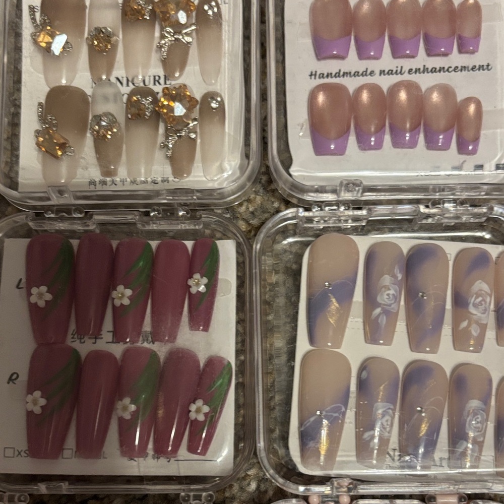 Assorted Press-On Nail Set Collection - Multi Color - Picture 3 of 14